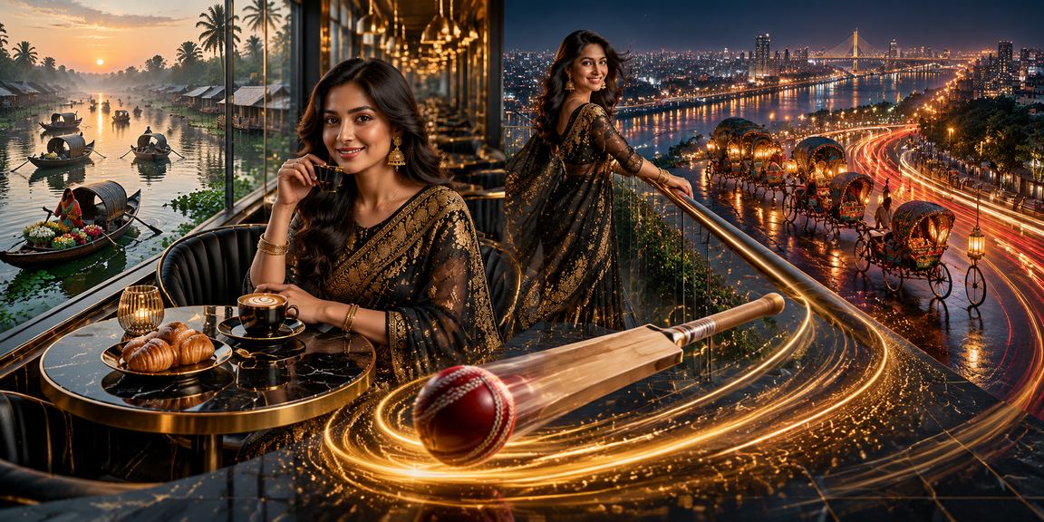 ঢাকায় ক্রিকিট বেটিং ও রিকশা দৃশ্য